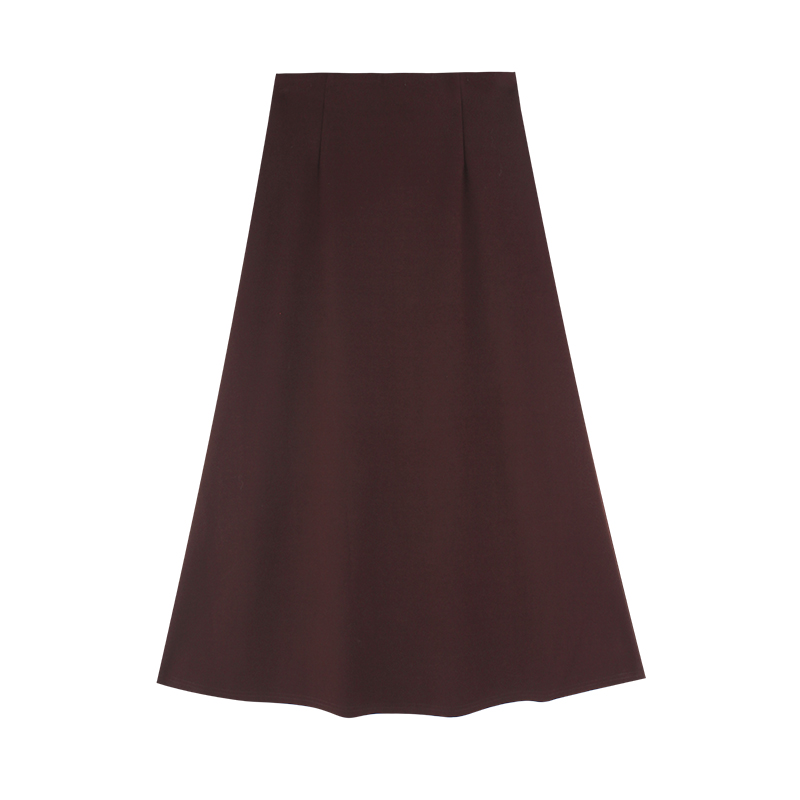 伊纳芙复古高腰显瘦半身裙