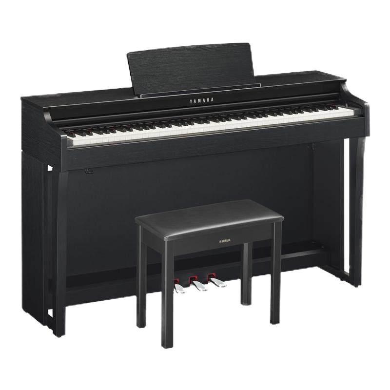 雅马哈电子钢琴官方旗舰店初学者88键重锤clp825立式家用专业725