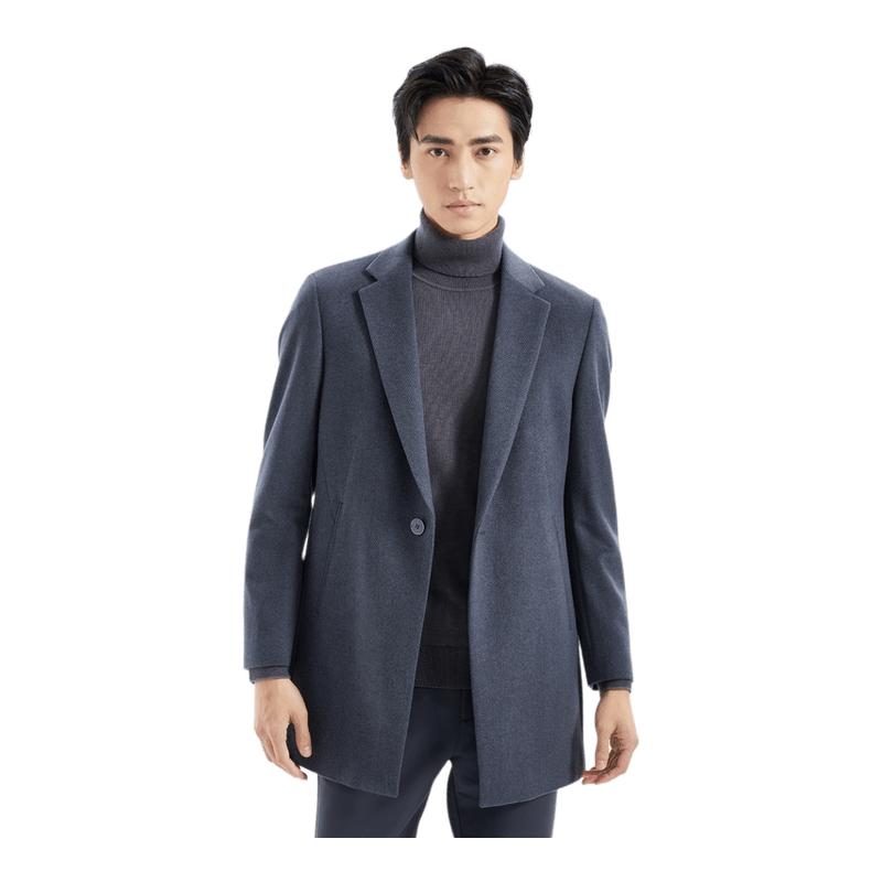 【手感软糯】利郎男装毛呢外套2025冬季新款休闲保暖茄克Q3DYR509