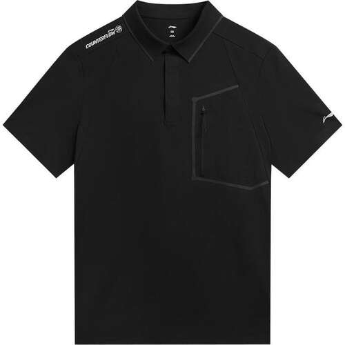 李宁户外CF溯翻领男短袖POLO衫