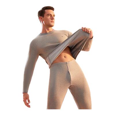 七匹狼中高领保暖内衣男款加绒加厚秋衣秋裤男士秋冬季新款棉毛衫