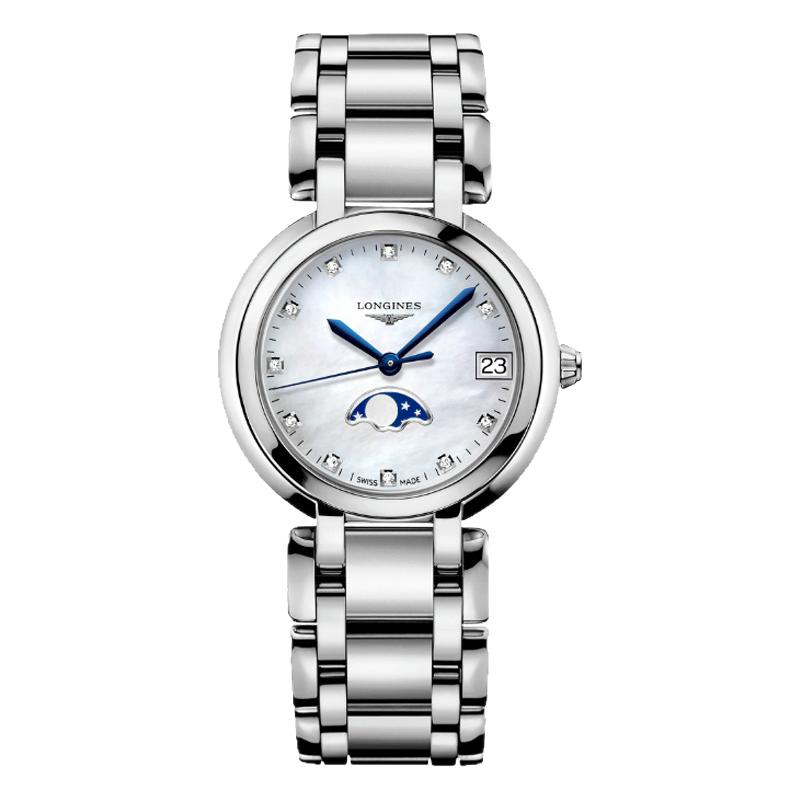 Longines浪琴正品手表心月月相女士新款石英女表L8.115.4.87.6