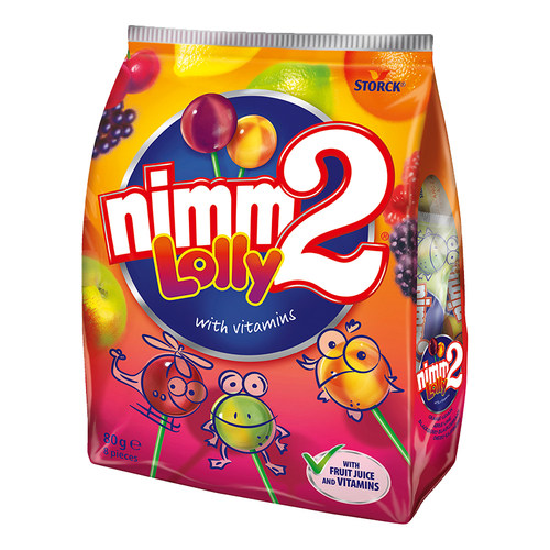 【百亿补贴】二宝nimm2进口维生素果汁棒棒糖（26年10月临期）