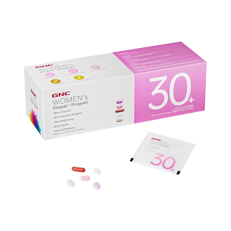 GNC健安喜每日营养包女性复合综合维生素保健品营养品免疫力30+