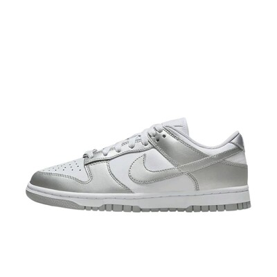 NIKE耐克女鞋Dunk Low银灰白复古篮球鞋低帮休闲运动鞋FV1311-100