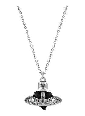 【新品】Vivienne Westwood西太后New Diamante黑色心形项链