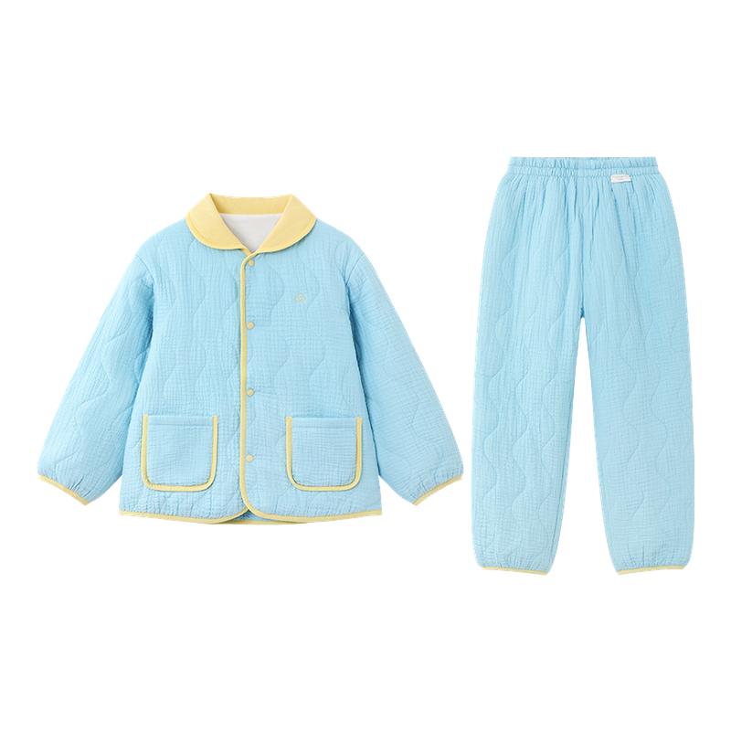 全棉时代官方旗舰店儿童夹棉套装