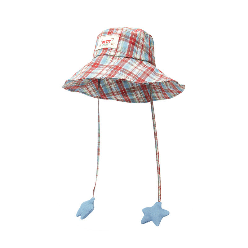 畹町徒步登山帽格纹系带露营渔夫帽户外遮阳钓鱼帽子女西部牛仔帽 - 百亿补贴品牌优选出品