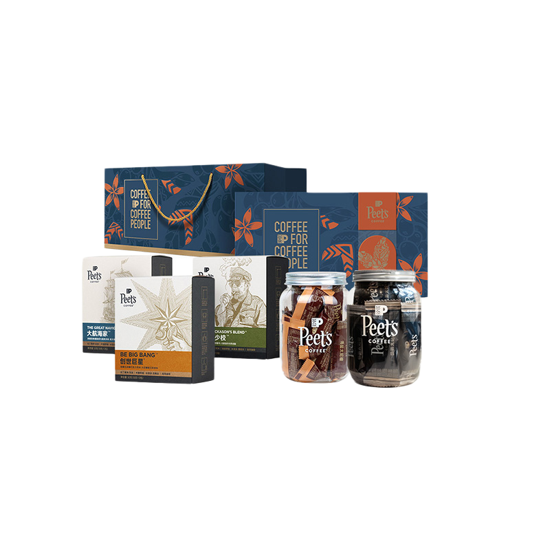 【挂耳礼盒】Peets皮爷挂耳创世巨星咖啡豆新鲜手冲香醇送礼
