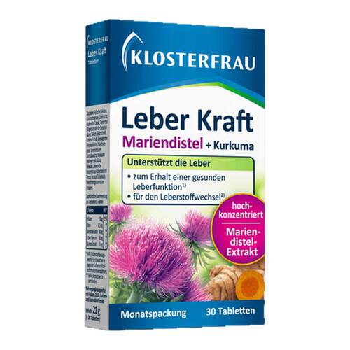 德国修女klosterfrau护肝片养肝水飞蓟胆碱姜黄熬夜3盒装原装进口