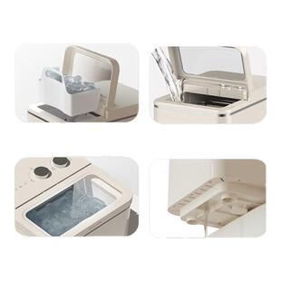 飞利浦制冰机小型家用冰块机保冷储制冰户外露营一键清洗ADD8080