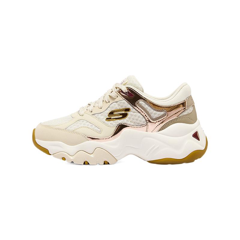 斯凯奇女士款轻便舒适潮流经典熊猫鞋时尚休闲百搭增高运动老爹鞋