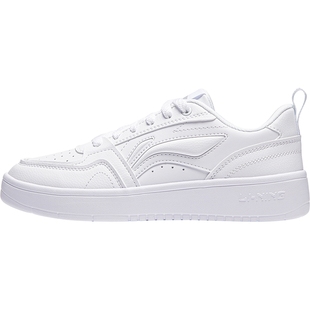 秋冬女鞋 舒适轻便板鞋 经典 李宁元 低帮运动鞋 休闲鞋 小白鞋 女 宝2