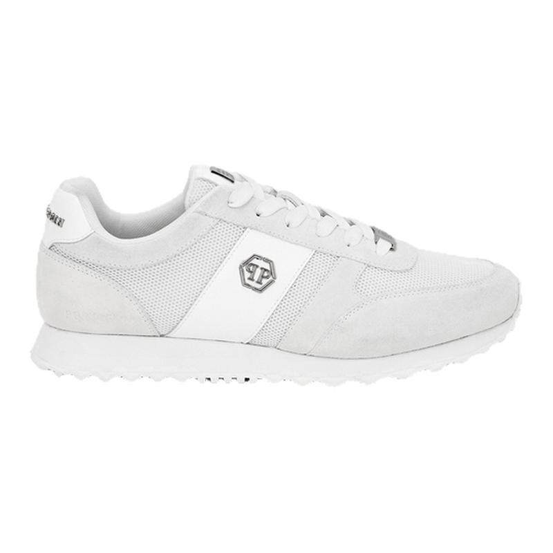 PHILIPP PLEIN 2026年夏季男女款PP经典徽标 皮革织物休闲运动鞋