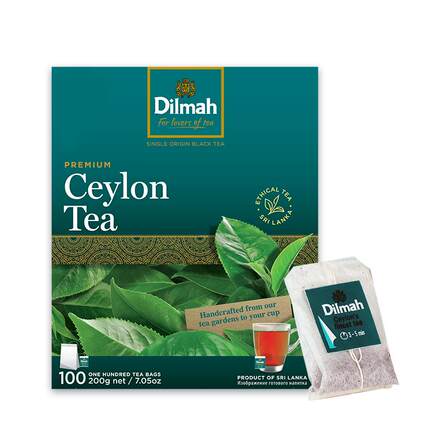 Dilmah迪尔玛斯里兰卡进口原味锡兰红茶100袋裸包 CeylonTea