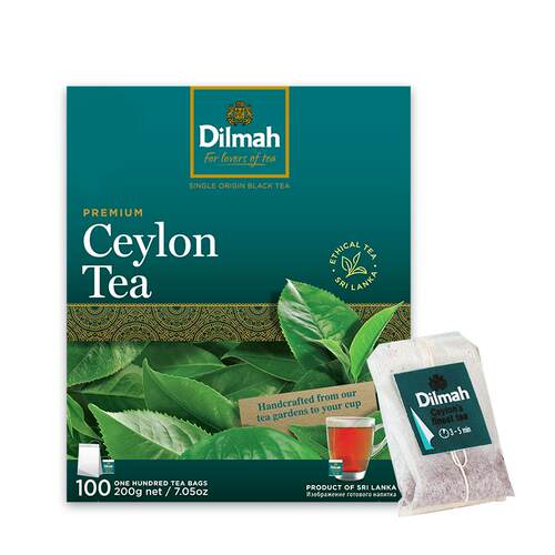 迪尔玛进口锡兰红茶25/100袋简包