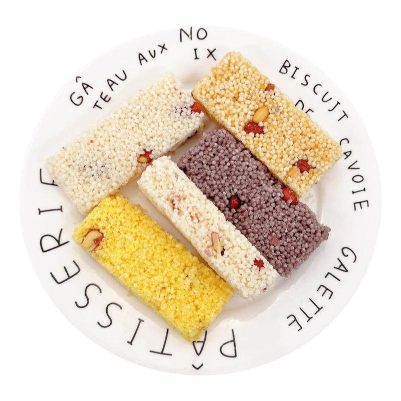 米跳熊小米酥红糖原味黑米花生酥怀旧休闲零食解馋散装小吃整箱