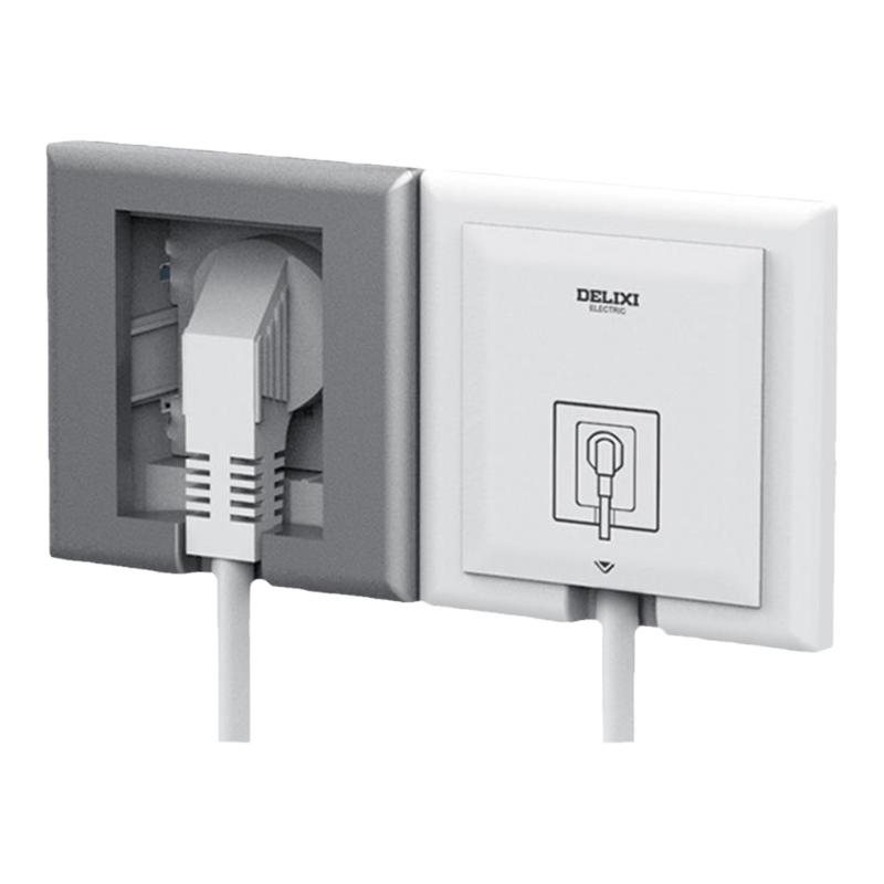 德力西嵌入式隐藏插座15年质保