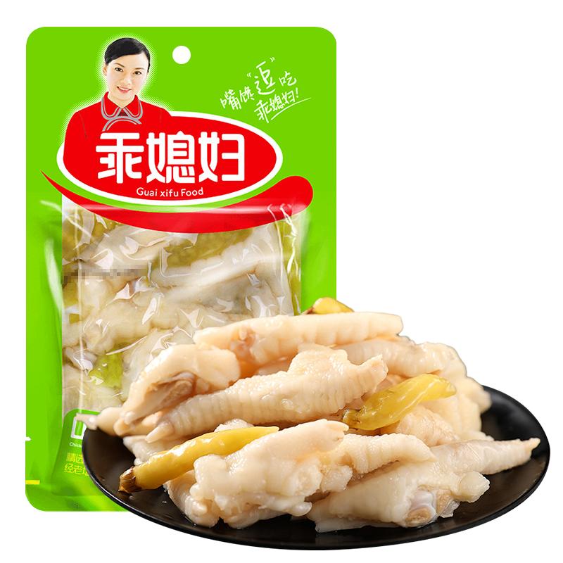 乖媳妇泡椒凤爪70g 重庆野山椒鸡爪独立包装休闲零食小吃解馋爪子
