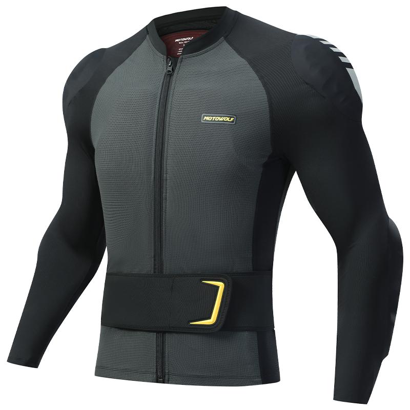 摩托车护甲衣骑行防摔护具机车赛车服网眼透气男骑士装备速干上衣