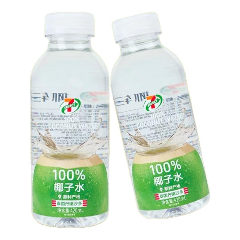711白桦树汁椰子水420ml100%椰子汁七仔便利店同款饮料百分百果汁 - 封面