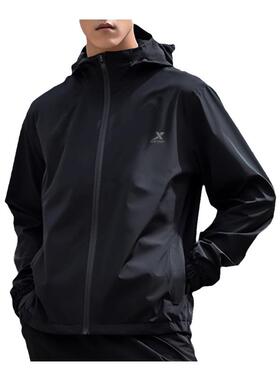 特步外套男春季三防软壳户外冲锋衣2026防风防水夹克风衣运动上衣