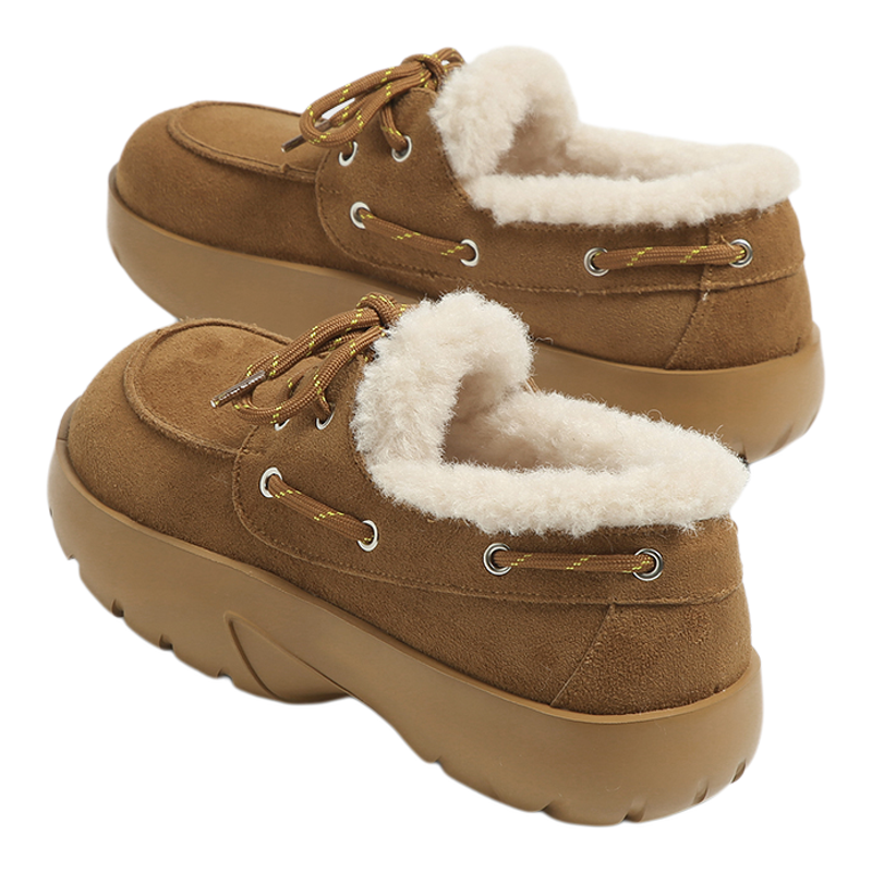 F21厚底勃肯鞋女2025新款冬季