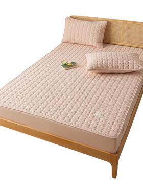 无印良品2025新款A类防水抗菌大豆夹棉床笠床罩套隔尿床垫保护罩