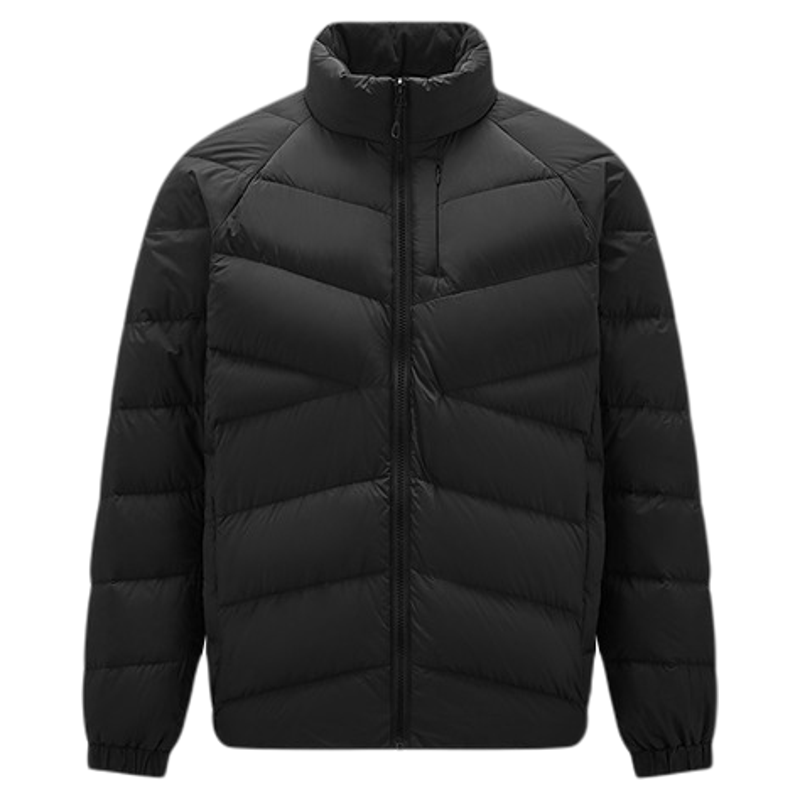 森马三防外套轻薄立领羽绒服男装