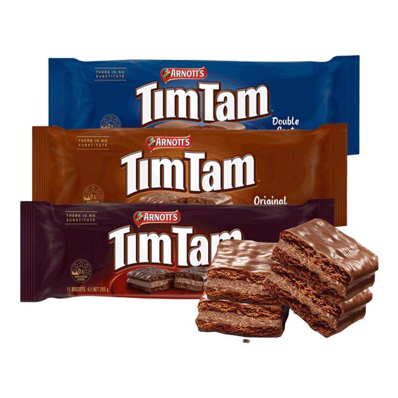 澳大利亚进口TimTam澳洲巧克力夹心威化饼干原味黑巧克力休闲零食,零食/坚果/特产,夹心饼干,淘宝优惠券,粉丝福利购,淘宝优惠卷