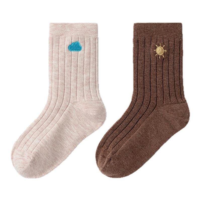 商场同款巴拉巴拉儿童袜子秋冬女童短袜中幼童含羊毛保暖两双装新,童装/婴儿装/亲子装,儿童袜子(0-16岁),淘宝优惠券,粉丝福利购,淘宝优惠卷