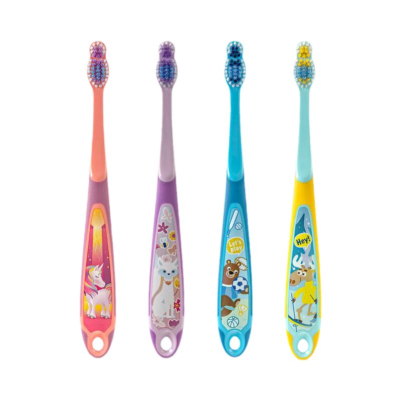 挪威jordan牙刷儿童牙刷宝宝软毛0到3岁6到12岁换牙期幼儿乳牙刷