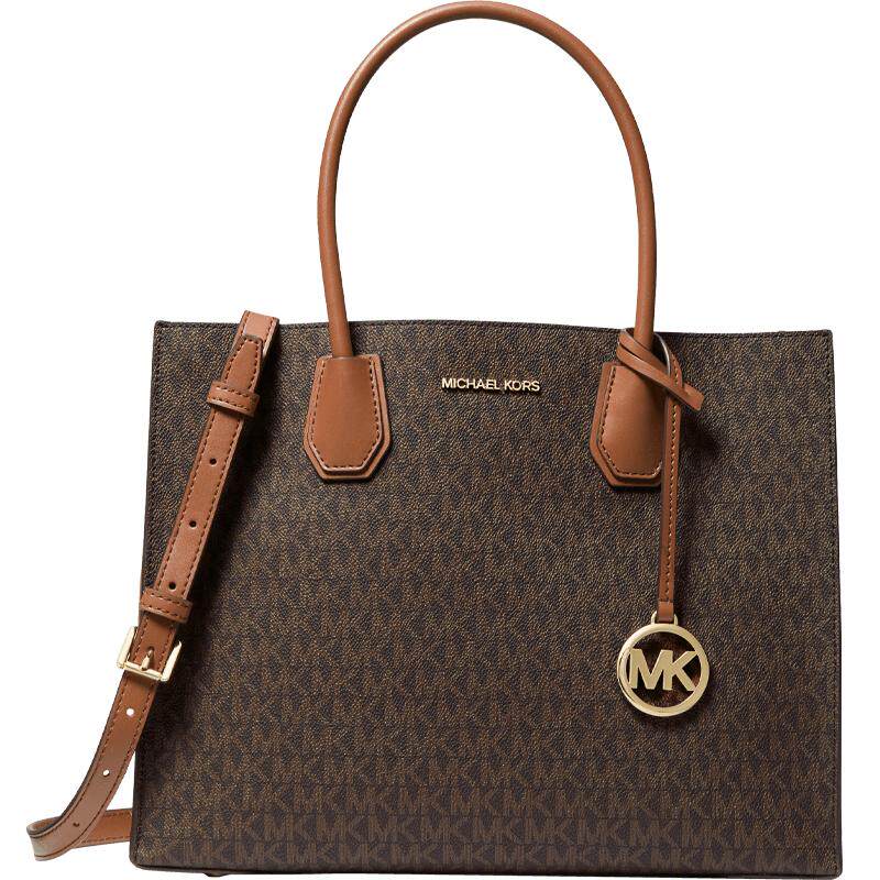 【618狂欢】MICHAEL KORS 奥莱 MK Mercer 女士大号老花托特包