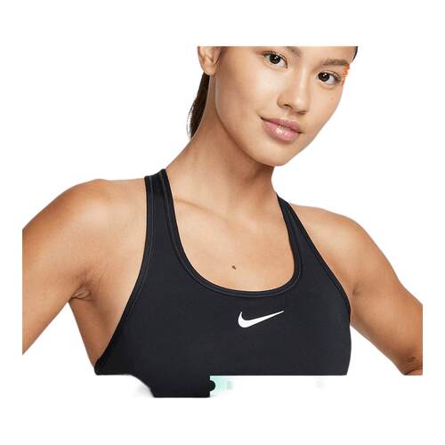 Nike耐克SWOOSH运动内衣女中强度支撑速干衬垫BRA胸衣DX6822-010