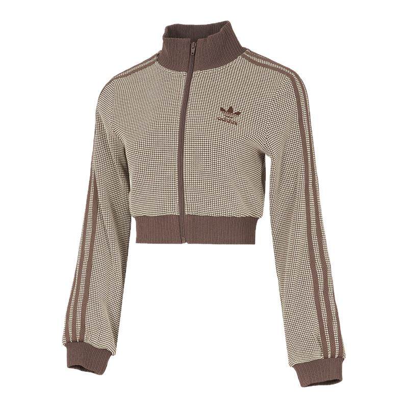 阿迪达斯三叶草女装春季新款时尚复古短款运动外套夹克露腰辣妹装,运动服/休闲服装,运动茄克/外套,淘宝优惠券,粉丝福利购,淘宝优惠卷