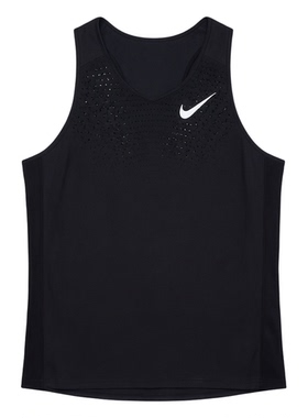 耐克DRI-FIT ADV男速干跑步背心新款反光透气无袖T恤FN4232-010