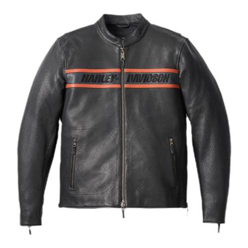 哈雷戴维森男士皮夹克