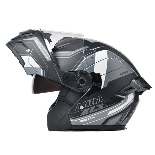 AD电动摩托车头盔3C认证揭面盔