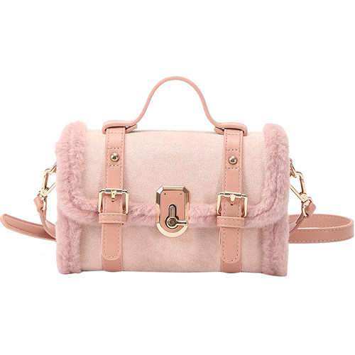 畹町美拉德冬日暖阳剑桥包圆筒包