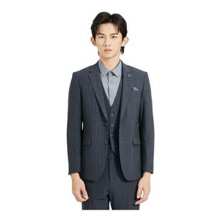 外套Q4CXF01 利郎青年商务西服男2025秋商务休闲西装 TR条纹