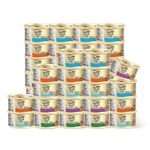 【自营】珍致猫罐头42罐零食罐进口成幼猫营养湿粮礼盒装【临期】