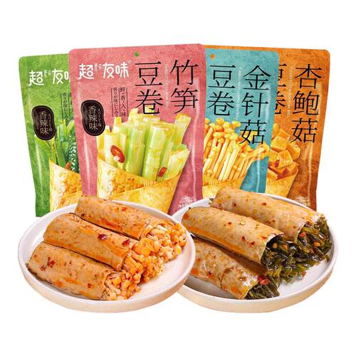 3袋装超友味豆卷金针菇海带竹笋