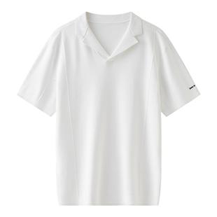 男2025夏季 POLO衫 手感顺滑 休闲短tQ5XTX515 利郎青年商务短袖