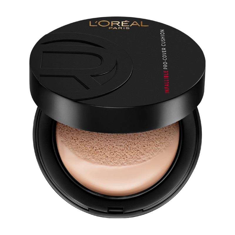 【周也同款】欧莱雅黑胖子气垫新版持妆遮瑕持久奶润bb粉底液官方