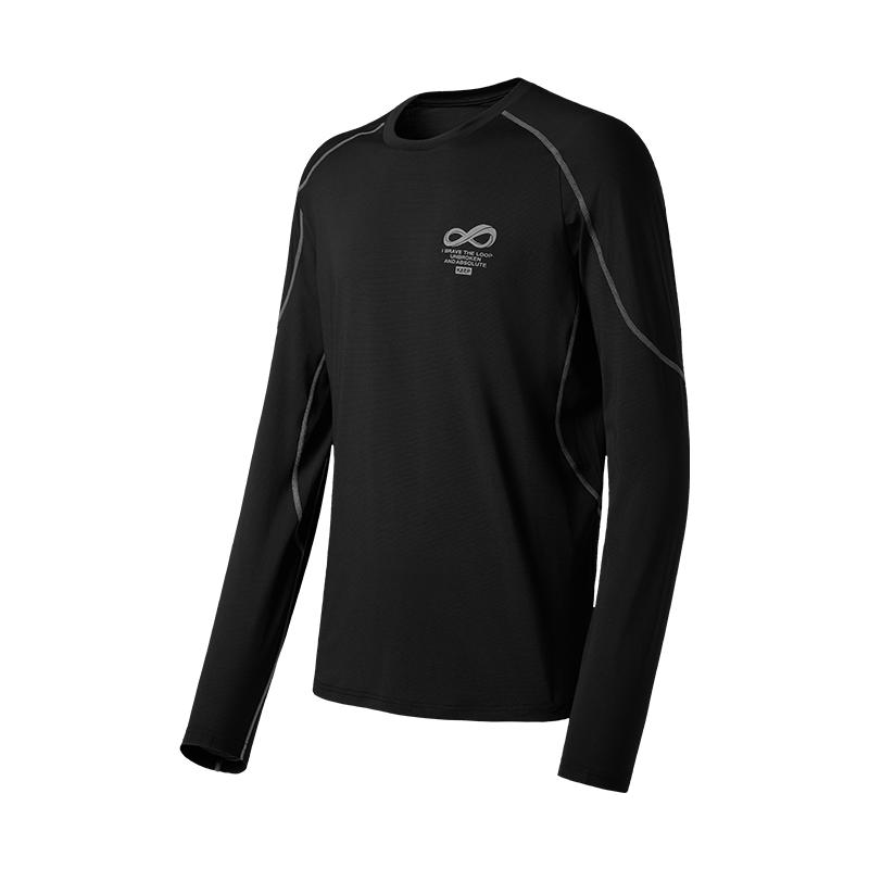 Keep男速干抗菌跑步长袖T恤