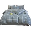 无印良品四件套纯棉全棉床单被套床笠被罩床上用品三件套