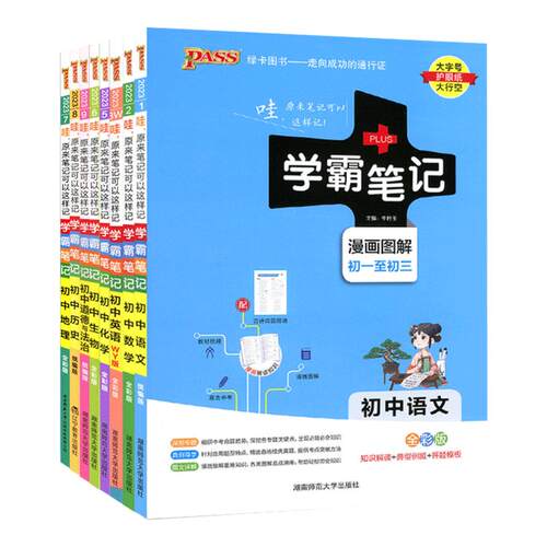 初中学霸笔记系列【科目任选】