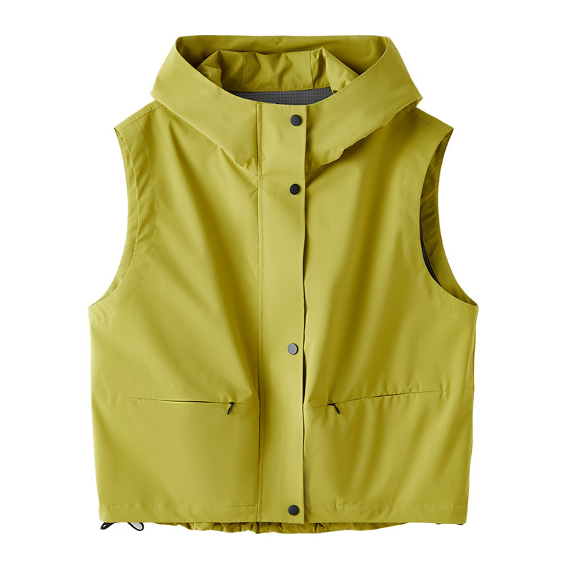 CLOUDSPACE【山丘马甲】轻拒水户外宽松连帽春季马夹背心上