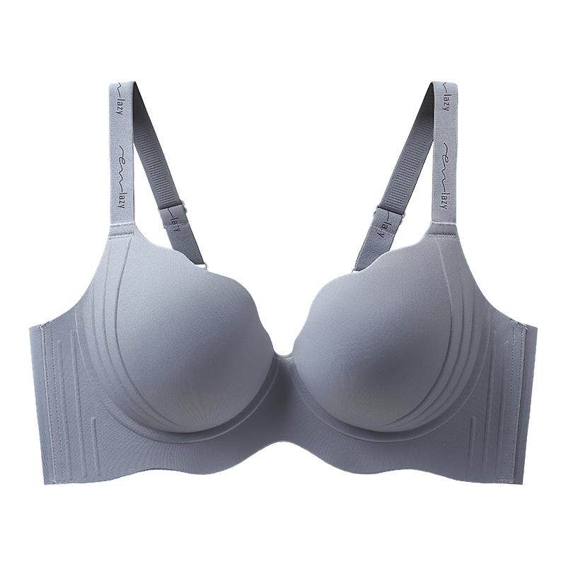 大码大胸显小提拉无痕立体杯内衣