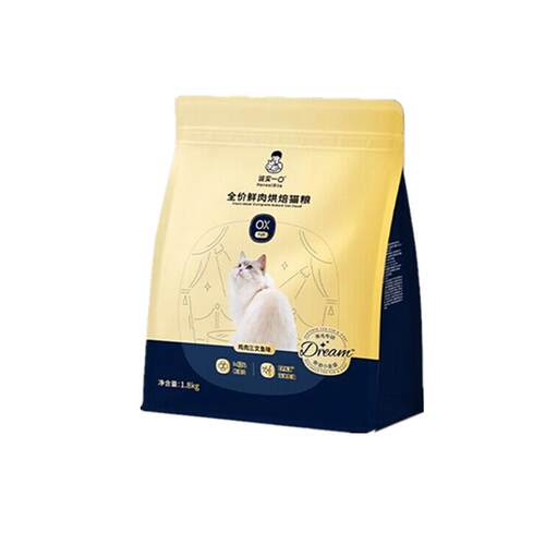 诚实一口鲜肉烘焙猫粮冻干亮毛